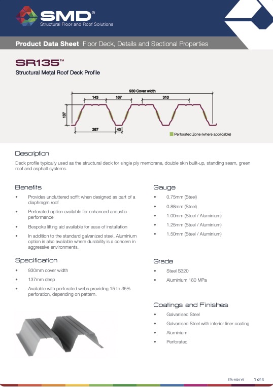 SR135 Data Sheet